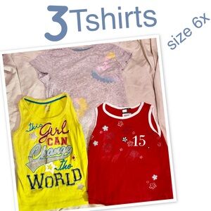 Tommy Hilfiger Yellow and Red Tank Tops